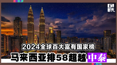 2024全球百大富有国家榜 马来西亚排58超越中泰